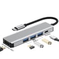 Miniatyrbild 2 av 4: INF 5-i-1 USB-C Hub: 8K60Hz DisplayPort & 100W Strömförsörjning