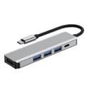 Miniatyrbild 1 av 4: INF 5-i-1 USB-C Hub: 8K60Hz DisplayPort & 100W Strömförsörjning