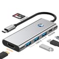 Miniatyrbild 2 av 4: INF 7-i-1 USB-C Hub: 4K/60Hz, Kortläsare, 3.0 Portar
