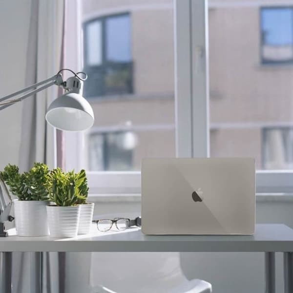 Skyddsfodral - AVIZAR - MacBook Air 13'' 2018 - Stötsäker - Polykarbonat - Transparent Grå