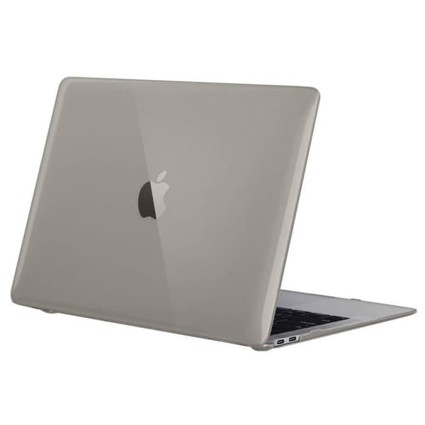 Skyddsfodral - AVIZAR - MacBook Air 13'' 2018 - Stötsäker - Polykarbonat - Transparent Grå