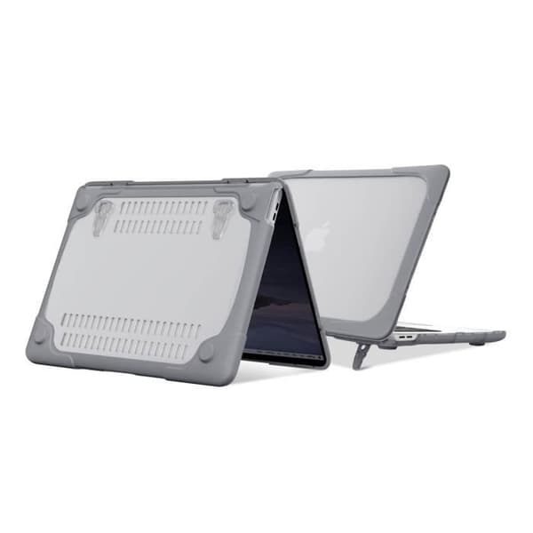 Skyddsskal - AVIZAR - Macbook Pro 13'' 2020 - Hårt polykarbonat - Silikon - Grå