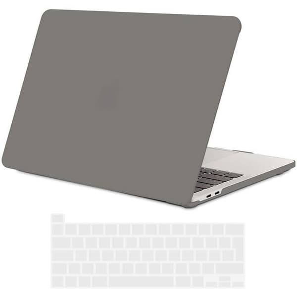 TECOOL 2020 MacBook Pro 13 tum modell A2338(M1) A2251 A2289 Fodral med EU-tangentbordsskydd - grå