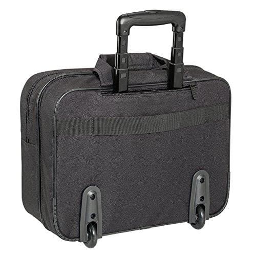 PEDEA Business Trolley "Premium Air" bärbar vagnfodral upp till 17,3 tum (43,9 cm) med övernattningsfack, svart