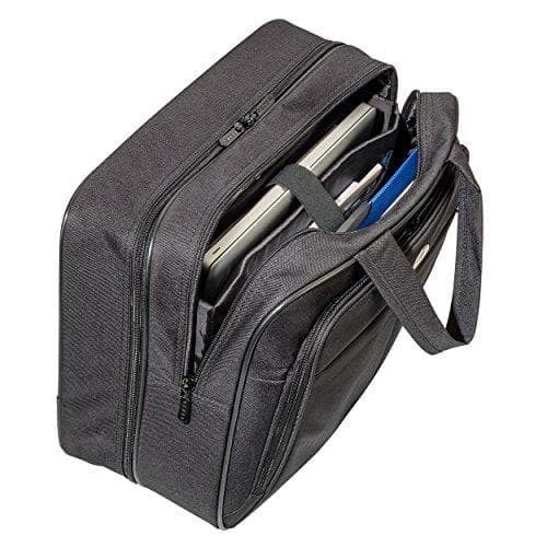PEDEA Business Trolley "Premium Air" bärbar vagnfodral upp till 17,3 tum (43,9 cm) med övernattningsfack, svart