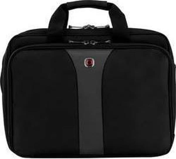 Wenger Legacy 16" -salkku, musta, harmaa kannettavan tietokoneen laukku