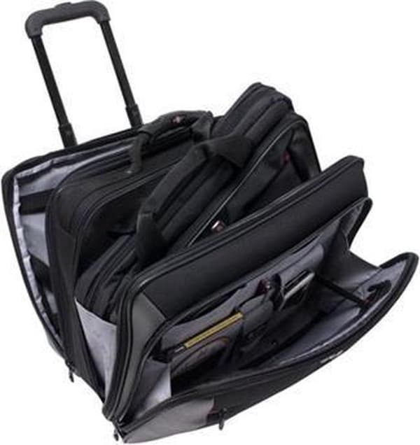 Wenger potomac laptopvagn - med bärhandtag - laptopväska med hjul - polyester - svart