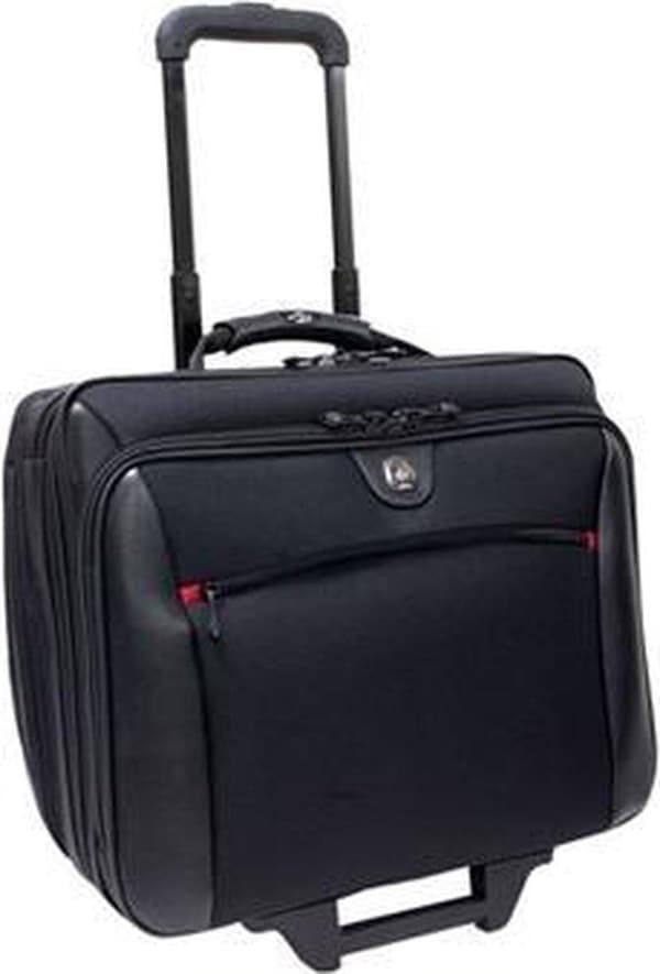 Wenger potomac laptopvagn - med bärhandtag - laptopväska med hjul - polyester - svart