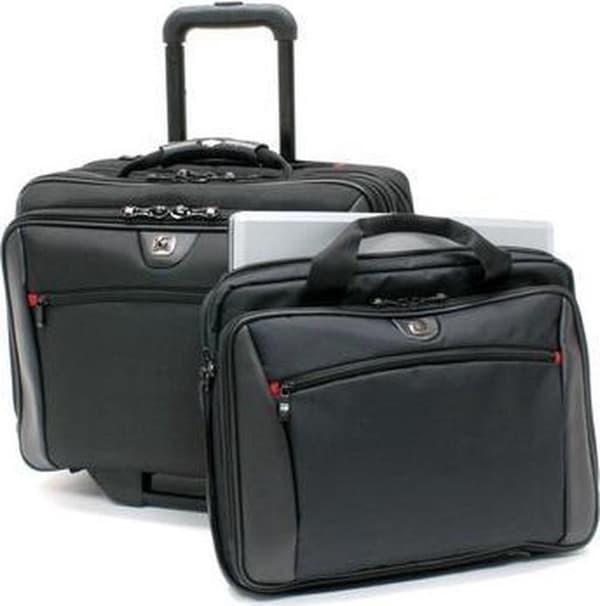Wenger potomac laptopvagn - med bärhandtag - laptopväska med hjul - polyester - svart