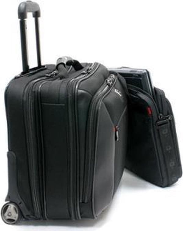 Wenger potomac laptopvagn - med bärhandtag - laptopväska med hjul - polyester - svart