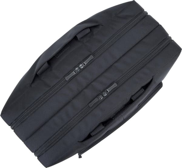 RivaCase - Skuldertaske til bærbar computer - 17 tommer - Ekstra rum til 10,1 tommer tablet - Sort