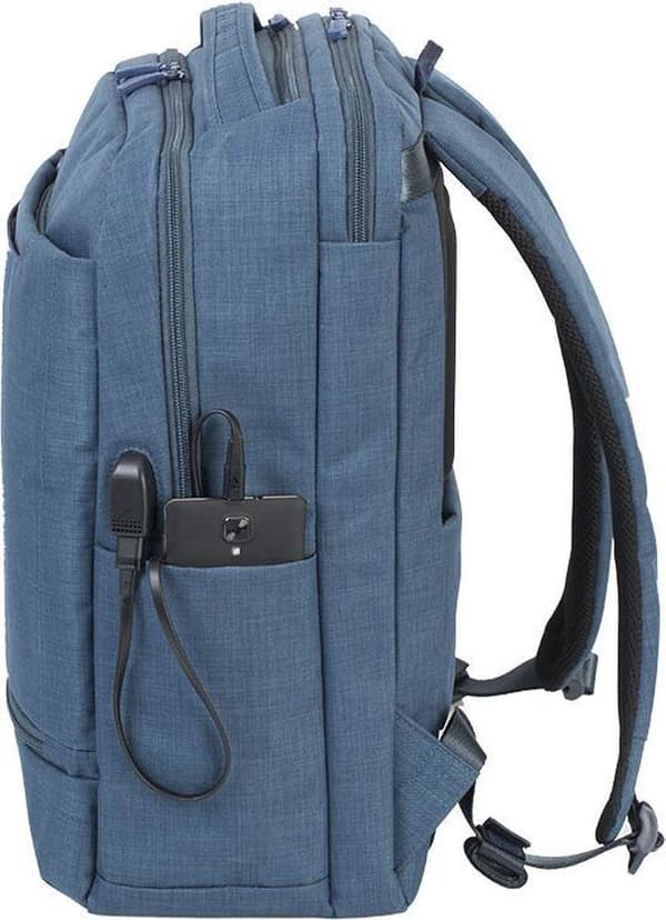 RivaCase 8365 - Laptop Ryggsäck - 17,3 tum - Extra fack för 10,1 tums surfplatta - Blå