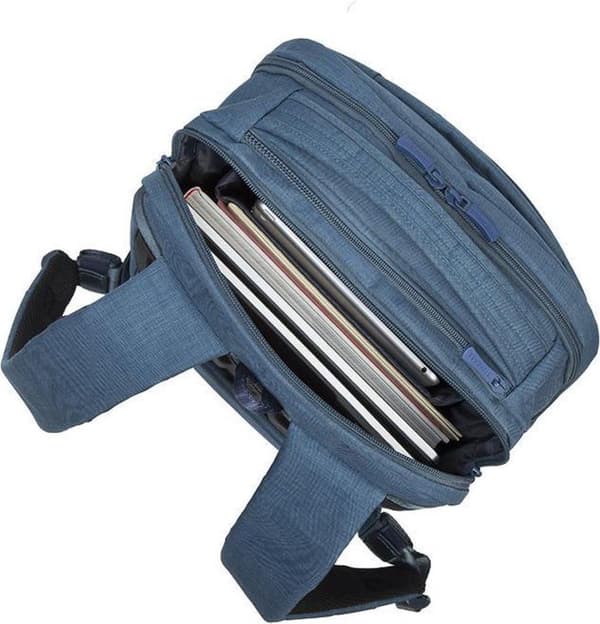 RivaCase 8365 - Laptop Ryggsäck - 17,3 tum - Extra fack för 10,1 tums surfplatta - Blå