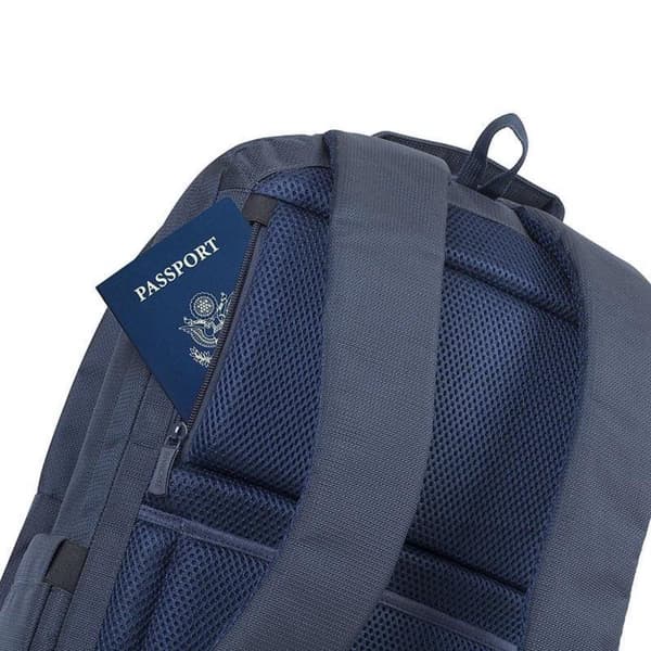RivaCase 8460 - Bulkki - Kannettavan tietokoneen reppu - 17,3 tuumaa - Ylimääräinen lokero 10,1 tuuman tabletille - Tummansininen