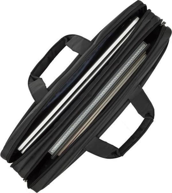 Rivacase Central Cotton Axelväska Universal - Laptop 15-17 tum - Svart