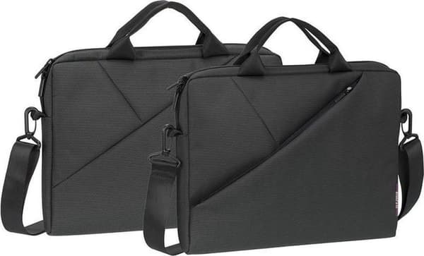 RivaCase 8720 - Skuldertaske til bærbar computer - 13,3 tommer - Ekstra rum til 10,1 tommer tablet - Grå