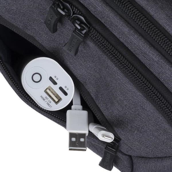 RivaCase bærbar rygsæk - 16 tommer - Ekstra rum til 10,1 tommer tablet - antracit