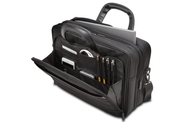 Kensington Contour 2.0 Business Laptopmappe - Velegnet til 15,6 tommer bærbar - Polyester - Holdbart, vandafvisende materiale - Ergonomisk - Sort - 1