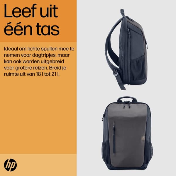 HP Travel 18 Liter 15,6 Iron Grey Laptop Ryggsäck ryggsäck