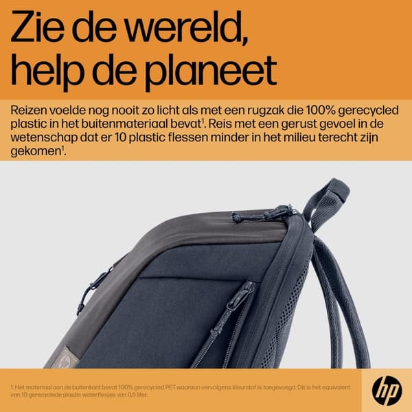HP Travel 18 Liter 15,6 Iron Grey Laptop Ryggsäck ryggsäck
