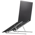 Miniatyrbillede 7 af 7: Hama "Aluminium" notebookstander, foldbar, vipbar, op til 39 cm (15,4"), sølv