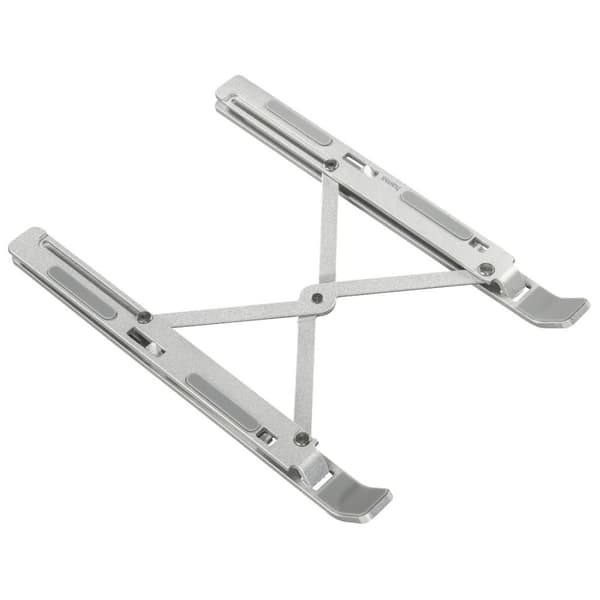 Hama "Aluminium" notebookstander, foldbar, vipbar, op til 39 cm (15,4"), sølv
