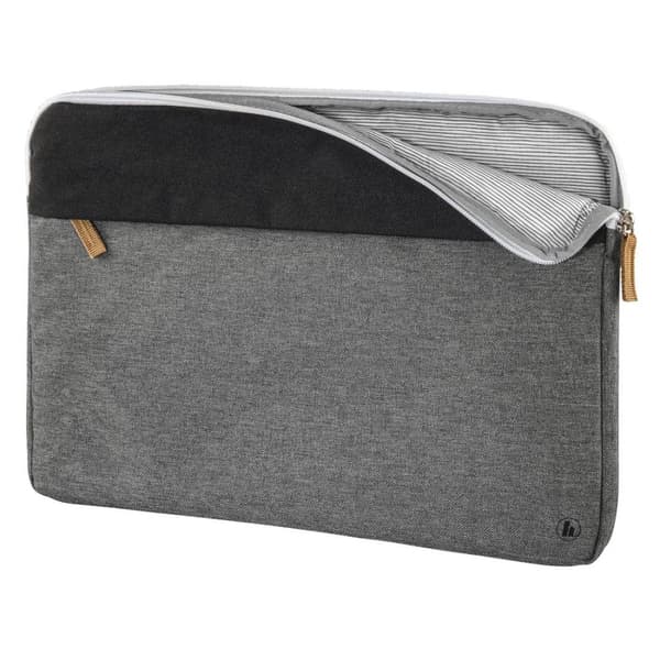 Hama Florence Laptop Sleeve, upp till 34 cm (13,3"), svart/grå