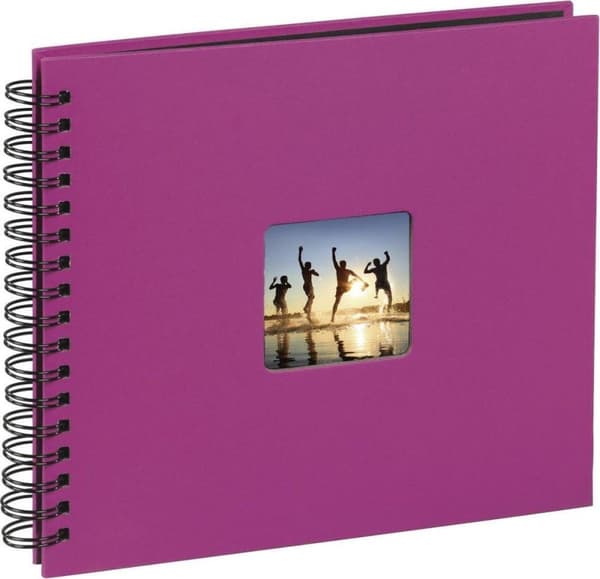 Hama Fine Art Spiral Pink 36x32 50 Black Pages 10608