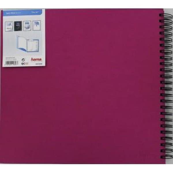 Hama Fine Art Spiral Pink 36x32 50 Black Pages 10608