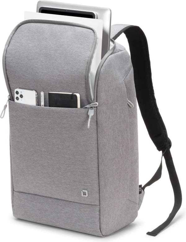 Dicota Eco MOTION 13 - 15,6" kannettavan tietokoneen laukku 39,6 cm (15,6") Reppu harmaa