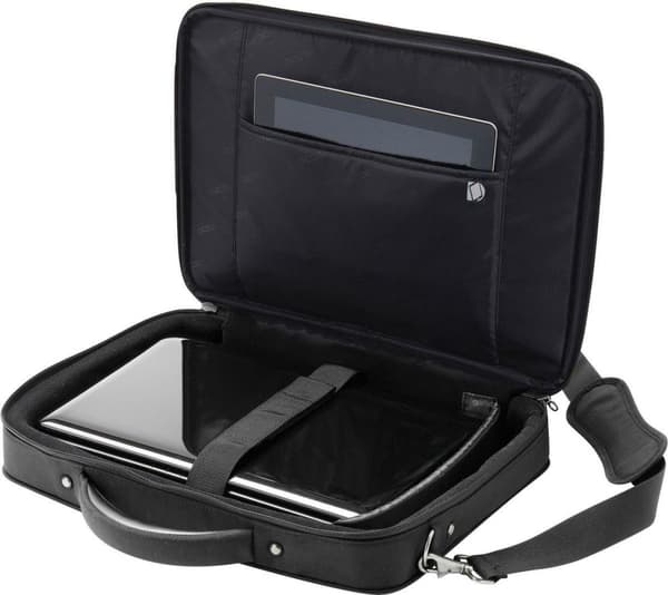 Dicota Eco Multi COMPACT 14-15,6" kannettavan tietokoneen laukku 39,6 cm (15,6") Salkku musta