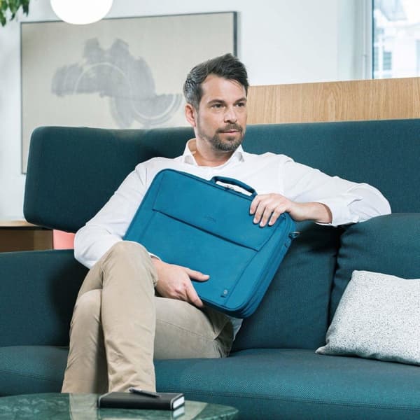 Dicota Eco Multi BASE notesbogstaske 39,6 cm (15,6") Briefcase Blå