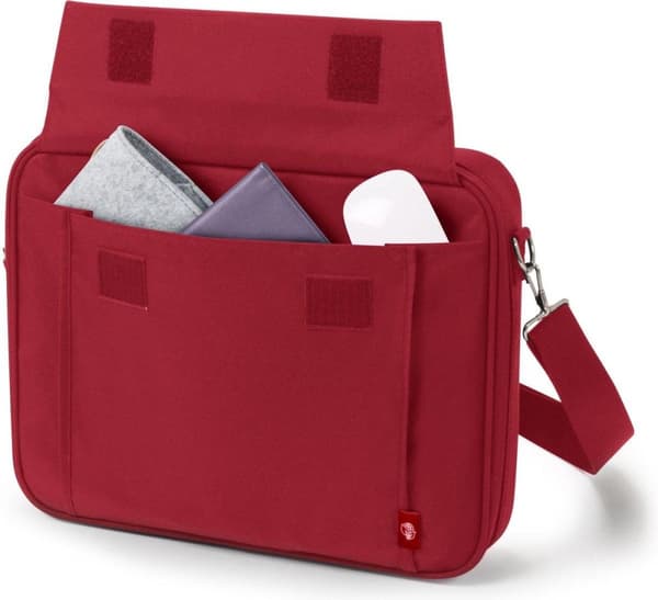Dicota Eco Multi BASE notebookväska 39,6 cm (15,6") Portfölj Röd