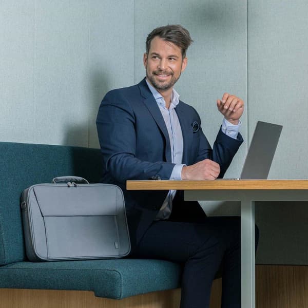 Dicota Eco Multi BASE notesbogstaske 39,6 cm (15,6") mappe grå