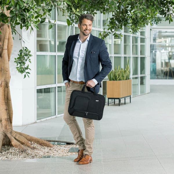 Dicota Eco Top Traveler PRO notebookfodral 43,9 cm (17,3") Väska med toppstängning Svart