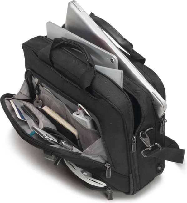 Dicota Eco Top Traveler PRO notebookfodral 43,9 cm (17,3") Väska med toppstängning Svart