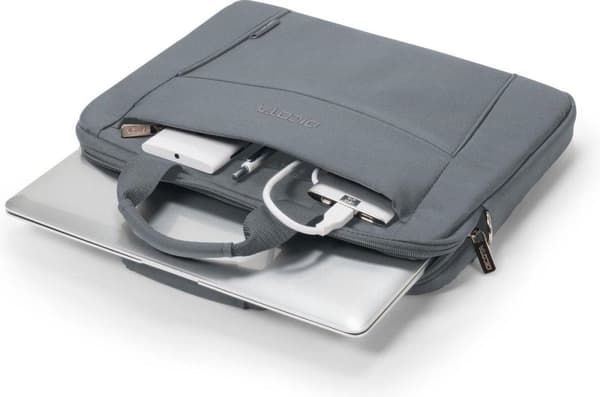 Dicota Eco Slim Case BASE anteckningsboksväska 35,8 cm (14,1") Portfölj Grå