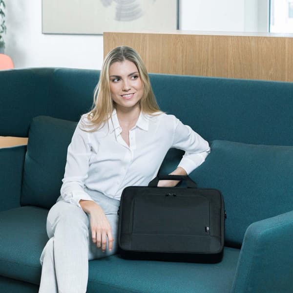 Dicota Eco Top Traveler laptopväska, för bärbara datorer upp till 14,1 tum, svart