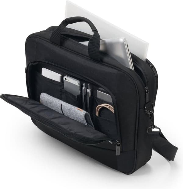Dicota Eco Top Traveler laptopväska, för bärbara datorer upp till 14,1 tum, svart