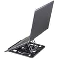 Miniatyrbillede 4 af 6: Hama Notebook Stand Rotation, 360° roterbar, vipbar, op til 39 cm (15,4), sort (00053045)