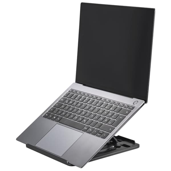 Hama Notebook Stand Rotation, 360° roterbar, vipbar, op til 39 cm (15,4), sort (00053045)