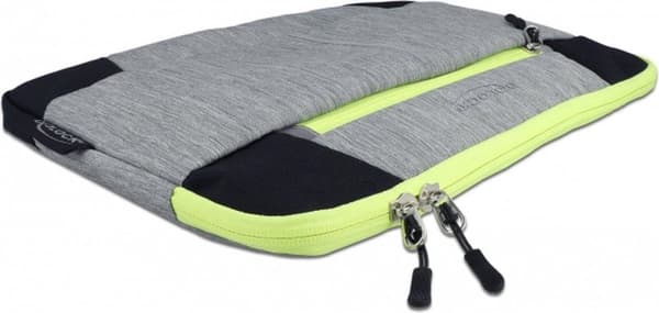 DeLOCK 18410 notebooktaske 33,8 cm (13,3") Opbevaringsmappe/sleeve Sort, Grå, Gul