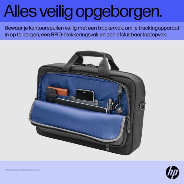 HP Renew Executive - Notebook skuldertaske - 40,9 cm (16,1") - sort - til ZBook Fury 16 G9 Mobile Workstation