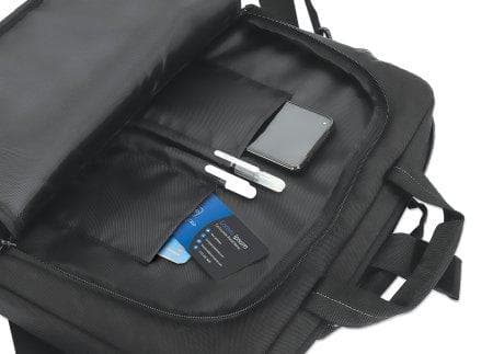 Manhattan 440363 notesbogstaske 35,8 cm (14,1") Dokumenttaske Sort