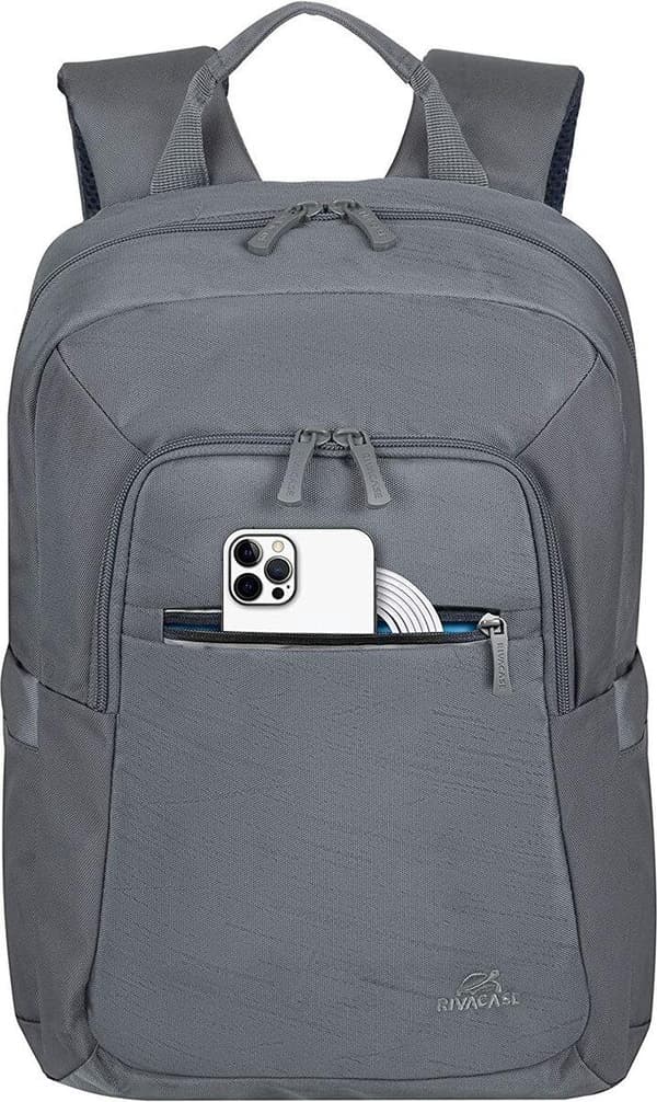 Riva NB reppu Alpendorf Eco 13,3"-14" harmaa 7523 (7523 GREY ECO BACKPACK)