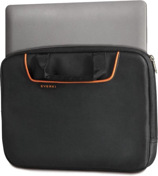 Everki EKF808S11B Notebook Taske 29,5 cm (11,6") Beskyttelsescover Sort - Orange (EKF808S11B)