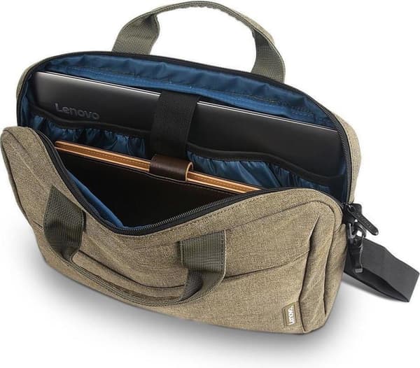 Lenovo Casual Toploader T210 - Notebook taske - 39,6 cm (15,6") - camouflage grøn - til IdeaPad 1 14, S340-14, ThinkCentre M75t Gen 2, ThinkPad T14s G