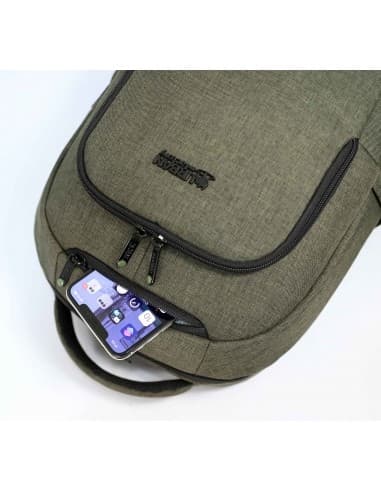 Urban Factory ECB34UF kannettavan tietokoneen laukku 35,8 cm (14,1") reppu khaki (ECB34UF)