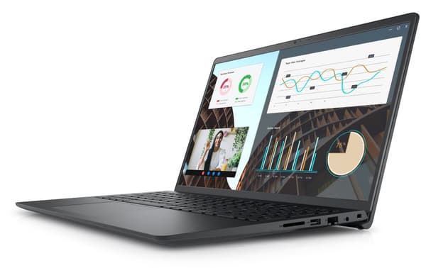 DELL Vostro 15 (3530)/ i5-1335U/ 8GB/ 256GB SSD/ 15.6" FHD/ Intel UHD/ FPR/ podsv.kl./ W11Pro/ černá/ 3Y Basic on-site