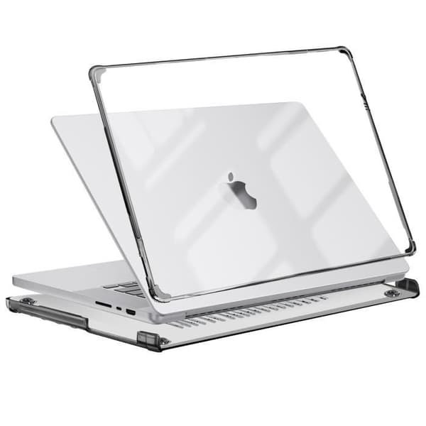 Helt fodral för MacBook Pro 14 2023 - SUPCASE - Stötsäkert - Transparent Svart
